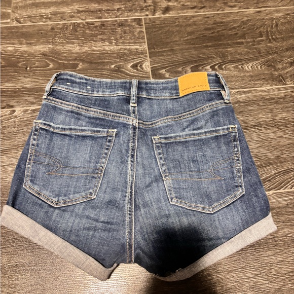 American Eagle Dark-wash Shorts, Size 00 - Picture 2 of 6